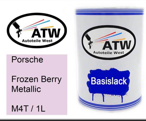 Porsche, Frozen Berry Metallic, M4T / 1L: 500ml Lackdose, von ATW Autoteile West.